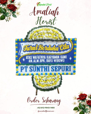 Papan Bunga Duka di Tebet