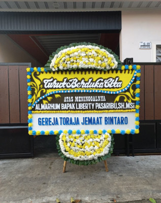 Papan Bunga Duka di Tebet
