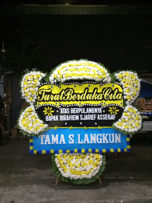 Papan Bunga Duka di Tebet