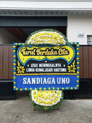 Papan Bunga Duka di Tebet