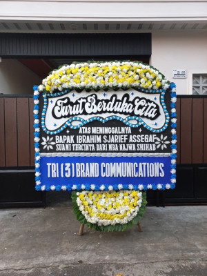 Papan Bunga Duka di Tebet